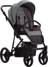 Детская коляска 2 в 1 Bebetto Flavio PRO 09 green, 100% Эко-кожа